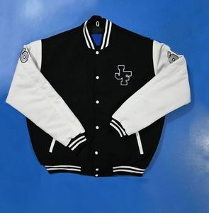 Chaqueta Bomber de Piel de Oveja para Hombre de Alta Calidad OEM con Logotipo Frontal, Impermeable y Ecológica, Estilo Universitario - Product Image 6