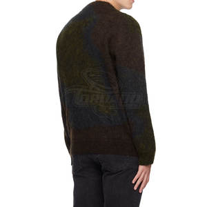 Coton laine fait hommes Mohair chandails dernier Style hommes Mohair chandails 2025 nouveauté hommes Mohair chandails - Product Image 3
