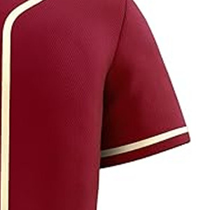 Uniforme de baseball personnalisé tendance uniforme de baseball à séchage facile uniforme de baseball de sublimation d'usine pour les hommes par robe de sport - Product Image 3