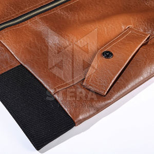 Chaqueta de Cuero Vacuno para Hombre, Transpirable, Ecológica, Impermeable, Cálida para Invierno, Cuello Alto, Estilo Casual, Precio Razonable - Product Image 6