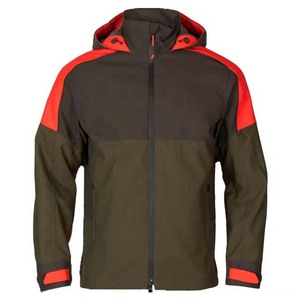 Chaqueta Cortavientos con Capucha para Hombre, Diseño de Parches, Talla Grande, Impermeable, 100% Poliéster, Otoño, Personalizable - Product Image 1