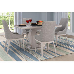 ENSEMBLE À MANGER EN VERRE ITALIEN TURIN 4 PLACES PAR ROYALOAK - Product Image 2