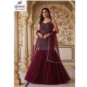 Robe de mariée moderne pour femme, broderie naturelle, élégante, sans manches, longueur ras du sol, tenue de réception de mariage - Product Image 1