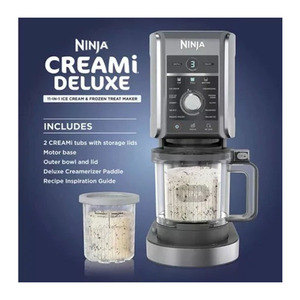 Cheap Price Ninjaa CREAMi Deluxe Ice <b>Cream</b> <b>Maker</b> Frozen Dessert Machine 10 in 1 Gelato Yogurt Milkshake Slushie <b>Maker</b> - Product Image 5