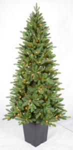 Realistic Small Standing Christmas Trees in Pot 45-120cm <b>Pinecone</b> LED & Artificial Style Xmas Trees Wholesale - Product Image 2