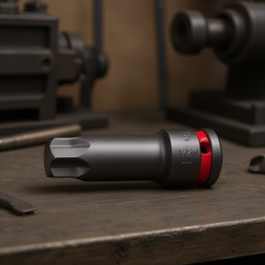 1/2'' <b>Impact</b> <b>Socket</b> Bits with X-Grip Profile Special Hexagonal Tool for Hex Screws Pneumatic Tools Accessories and Parts USAG - Product Image 3