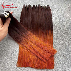 Venta al por mayor directo de fábrica SDD Vietnam hueso naranja pelo liso cutícula alineada extensiones de cabello hueso pelo liso - Product Image 5