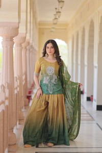 Trajes de vestido de Salwar Kameez Anarkali moderno indio paquistaní para mujer ropa de fiesta de secado rápido todas las estaciones - Product Image 5