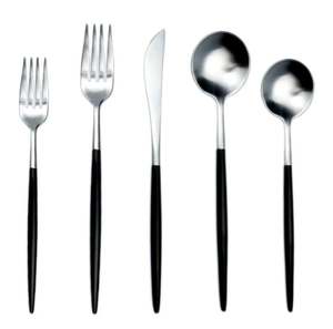 Juego de cubiertos de acero inoxidable de diseño moderno decorativo más vendido Juego de cubiertos para eventos de boda - Product Image 2