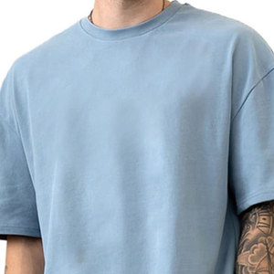 เสื้อยืดโอเวอร์ไซส์สำหรับผู้ชายสมัยใหม่ ทรงหลวม ระบายอากาศได้ดี ผลิตจากผ้าฝ้าย เหมาะสำหรับชุดลำลองสไตล์สตรีทแวร์ในฤดูร้อน - Product Image 5