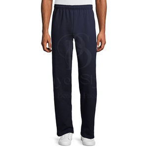 Venta caliente de los hombres de algodón Deportes Gimnasio Pantalones Casual Estilo recto Joggers Elástico Mediados de cintura Bolsillos con cremallera Ligero Peso pesado - Product Image 2