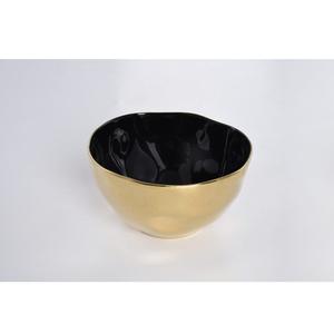 Bol de service à base de boule en résine de style minimaliste vintage Design doré Ustensiles de cuisine de table Vaisselle Saladier Prix de gros - Product Image 2