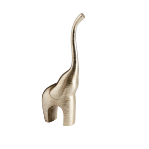 Sculpture en forme de lapin métallique en aluminium de conception faite à la main Sculpture animale en métal de couleur or vente supérieure - Product Image 2