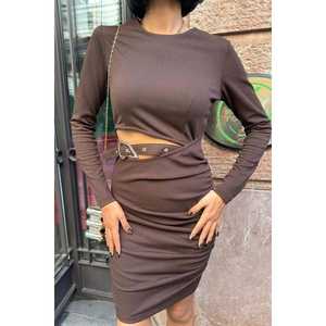 เดรสแซนดี้พร้อมดีเทลเว้าช่วงเอวระบายอากาศได้ดีและเข็มขัดช่วยเสริมรูปร่างอย่างเป็นธรรมชาติ 2917 - Product Image 6