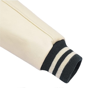 Haute qualité confortable unisexe collège Baseball Varsity veste toile avant personnalisable respirant hiver Design professionnel - Product Image 3