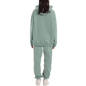 Chándales de Mujer al por Mayor, Personalizados, Modernos, de Alta Calidad, con Hombros Caídos, Estilo Urbano, Holgados, de Felpa Gruesa - Product Image 2