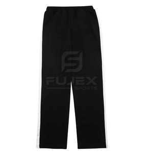 กางเกงขาบานสำหรับผู้ชายผ้าฝ้ายแฟชั่นดีไซน์เอวสูงแบบลำลอง - Product Image 2