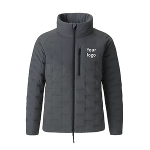 Factory Mens Long <b>Thin</b> Stand <b>Puffer</b> <b>Jackets</b> Wholesale Warm Winter Outerwear Outdoor Coat Custom Logo Premium Quality Manufacture - Product Image 1