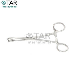 Pinces à éponges autobloquantes de haute qualité, instruments médicaux chirurgicaux, poignée sécurisée, mécanisme de verrouillage, durables, autoclavables - Product Image 5