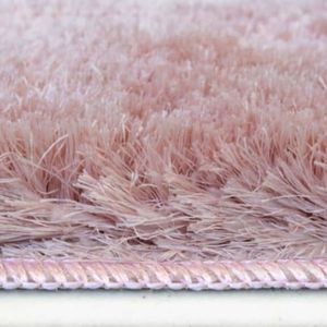 Soft <b>Washable</b> Pink Shaggy <b>Rug</b> for Living Room Bedroom Tufted Polyester Rectangle Carpet - Product Image 2