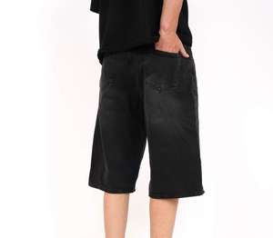 High Street Customized Size Men's Shorts <b>Elastic</b> <b>Waist</b> Breathable Eco-Friendly Mid <b>Waist</b> Knitted Weaving Hot Shorts <b>Jeans</b> Shorts - Product Image 6