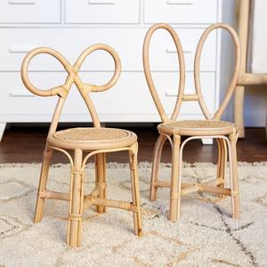 Chaises d'enfants en rotin confortables, chaise bébé en rotin à prix avantageux, meubles écologiques pour enfants - Product Image 1