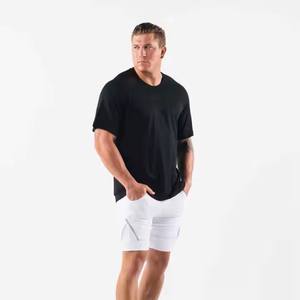 "OEM Custom Logo Men's Breathable <b>Tight</b> Gym T-Shirt | Running Fitness Sportswear Workout Tops" made in Pakistan by Hoop up Gears - Product Image 1