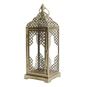 Excellent Quality Metal Base Design <b>Lantern</b> Holder For Home Decor and Weddings <b>Large</b> Garden Glass Stainless Steel Silver Plated - Product Image 1