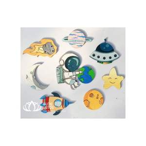 Panneaux en bois peints pour produits pour bébés fabriqués au Viet Nam jouets éducatifs en bois peint formes diverses - Product Image 1