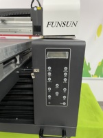 Fabrik-Großhandel A2 UV-Drucker mit 2 XP600 Druckköpfen für Handyhüllen, Ölgemälde, Acryl, Metall, UV-Flachdrucker für Leder und Holz