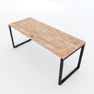 Rectangular Rubberwood <b>Simple</b> Computer <b>Desk</b> 180x70cm-HBRT038 - Product Image 2