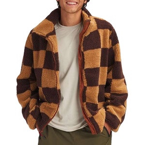 Men's Sherpa Polar <b>Fleece</b> Full Zip Faux Fur <b>Jacket</b> <b>Fleece</b> Pullover Zip up Winter Sweatshirt <b>Fleece</b> Sherpa <b>Lined</b> Warm <b>Jacket</b> - Product Image 4