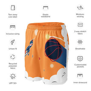Vente en gros de shorts de basket-ball avec logo brodé pour hommes, shorts de basket-ball en nylon, polyester et élasthanne, pour entraînement sportif - Product Image 6