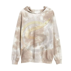 เสื้อฮู้ดผ้าคอตตอนผสมสีพื้นเสื้อมีฮู้ดแบบสวมหัวมีฮู้ดมัดย้อมสำหรับฤดูหนาว - Product Image 5