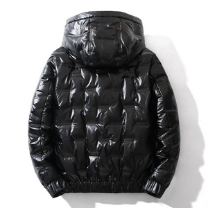 Haute qualité hiver Bomber veste Boxy épais coton remplissage imperméable léger fermeture éclair broderie hommes - Product Image 4