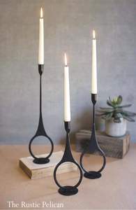 Candelabro de Hierro Metálico de Lujo, Diseño Antiguo Hecho a Mano, para Decoración de Mesa en Navidad, Bodas y Fiestas - Product Image 2