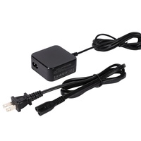 Chargeur USB-C PD 3.0 carré 30W, broches US/EU, connecteur C8, 20V 1.5A 15V 2A, adaptateur secteur GaN pour ordinateur portable, câble rétractable pour CE CCC