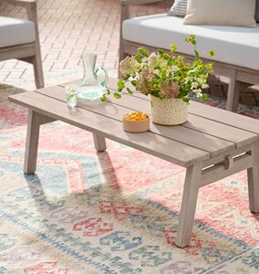 Phong Cách Hiện Đại Rắn Gỗ Tếch Ngoài Trời Bàn Cà Phê Phục Hồi Phần Cứng Đồ Nội Thất Cho Vườn Gỗ Tếch Bàn Cà Phê - Product Image 2