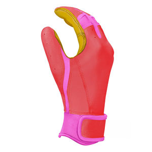 Gants de frappe de baseball 100% gants de sport de softball pour jeunes en cuir impression de logo sur mesure gants de baseball OEM - Product Image 6