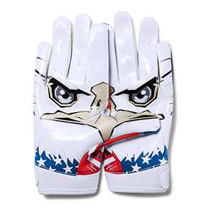 Guantes de fútbol americano personalizados Conjunto de diseño de agarre impreso transpirable para deportes al aire libre - Product Image 4