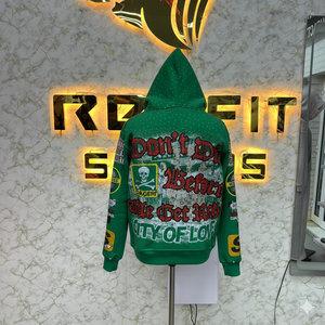 Service OEM maintenant disponible en taux réglable Sweat à capuche zippé Puff Printed fabriqué en usine à bas prix Sweats à capuche pour hommes - Product Image 2