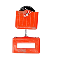 Porte-câble de grue 50mm MS Color Coated Trolley Capacité de charge jusqu'à 300kg CMK Marque Rail Taille 30x33 à 63x63mm