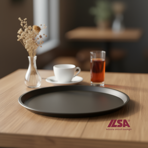 Vassoio Rotondo Antiscivolo in Polipropilene Ilsa 40x2cm, Accessori per Caffè e Tè - Product Image 3