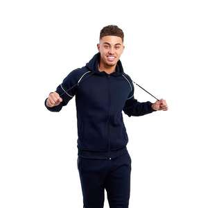 Ropa deportiva para exteriores, chándal para hombre, conjunto de ropa de gimnasio de 2 piezas, chándal en blanco para hombre, venta al por mayor, chaqueta con capucha, pantalones de chándal - Product Image 4