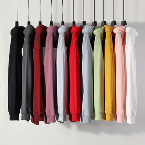 Sweat à capuche en coton épais unisexe avec logo personnalisé imprimé 3D motif brodé Survêtement décontracté en molleton vierge pour hommes - Product Image 2