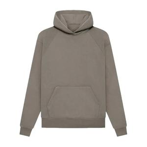 Sweats à capuche pour hommes 100% coton broderie impression logo personnalisé polaire d'hiver XS taille méthode d'impression en relief solide à capuche teint uni - Product Image 1