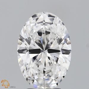 IGI Oval Cut 3.03 ct Lab Grown Diamond Loose For Ring F Color VS1 Clarity Lab Diamond Eco Friendly Diamond Loose For Her - Product Image 1