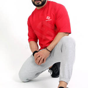 T-shirts formels surdimensionnés pour hommes, best-sellers 2023, de haute qualité, pas chers, livraison directe, logo personnalisé, blanc, respirant, écologique - Product Image 5