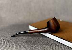 Pipa de Madera Natural para Cigarros, Accesorio para Fumar Hecho a Mano para Entusiastas del Tabaco y los Cigarros - Product Image 6