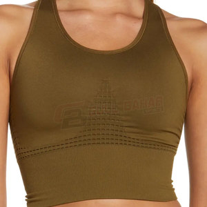 Sujetador Deportivo Racerback para Mujer con Alta Sujeción, Tejido Transpirable, Logotipo Frontal, Colores Vibrantes para Yoga y Entrenamiento - Product Image 2